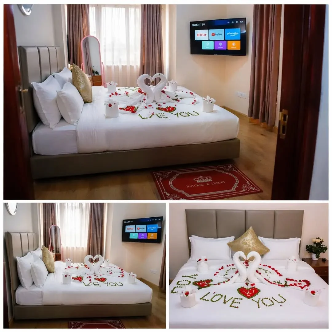 Comfortable guest bedroom